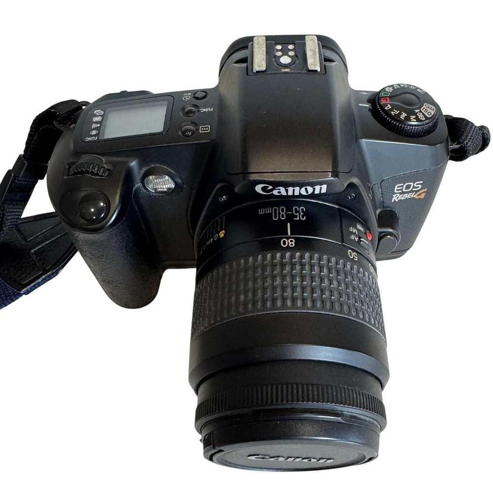 Vintage Canon EOS Rebel G 35mm Film SLR Camera with EF 35-80mm Zoom Lens  WORKS - Picture 7 of 11